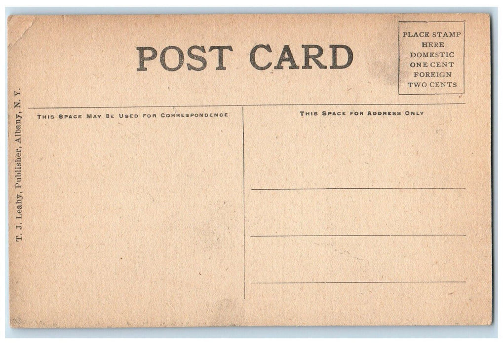 c1910 Church Of The Blessed Sacrament Central Ave. Albany New York NY Postcard