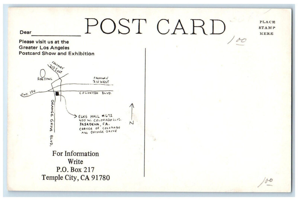 Catch The Next Stage To The Greater Los Angeles Postcard Show And Exhibition