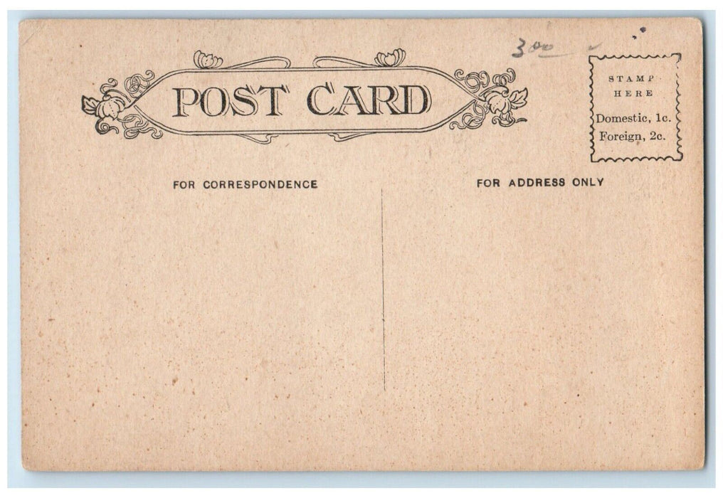 c1910 First Congregational Church Exterior Building Rockport New York Postcard