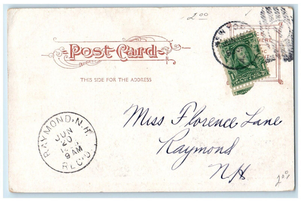 1905 View Of Observatory Central Park New York NY Posted Antique Postcard