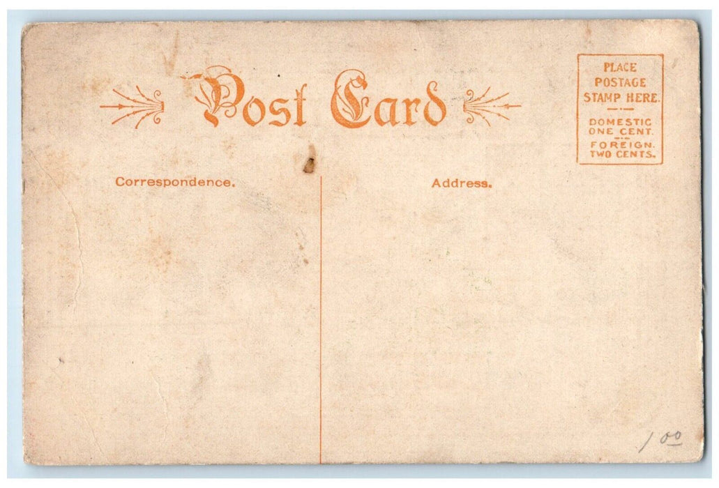 c1910's Greetings From Buffalo New York NY, Buffalo And Monument Postcard