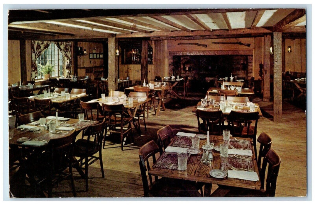 1980 Publick House Dining Room Sturbridge Massachusetts MA Vintage Postcard