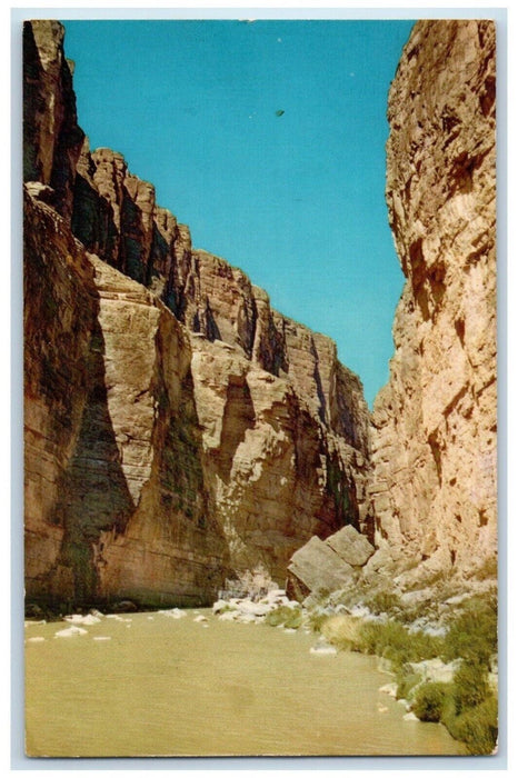1969 Santa Elena Canyon Big Bend National Park Texas TX Posted Vintage Postcard