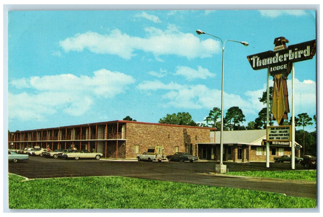 c1960's Thunderbird Lodge Hardeeville South Carolina SC Vintage Postcard