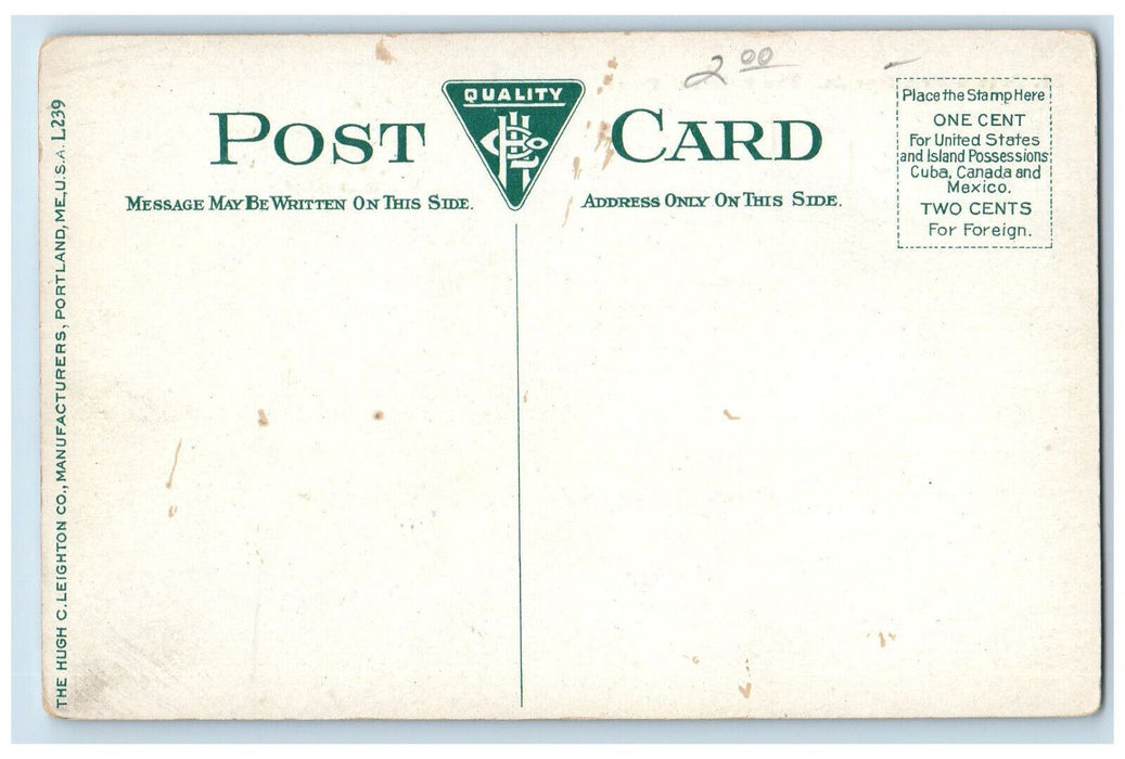 c1910 The Belmont Hotel St. Petersburg Florida FL Antique Unposted Postcard