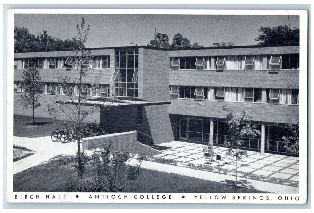 1951 Birch Hall Antioch College Yellow Springs Ohio OH Vintage Postcard