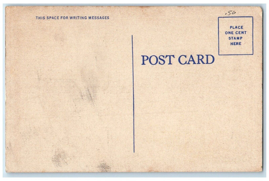 c1910's Greetings From Newburyport Massachusetts MA, Road Flowers Postcard