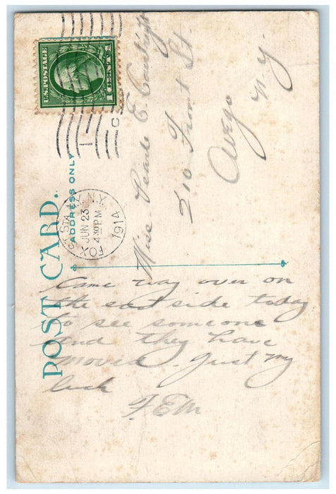 1914 Morris High School Boston Road Bronx New York NY Posted Postcard