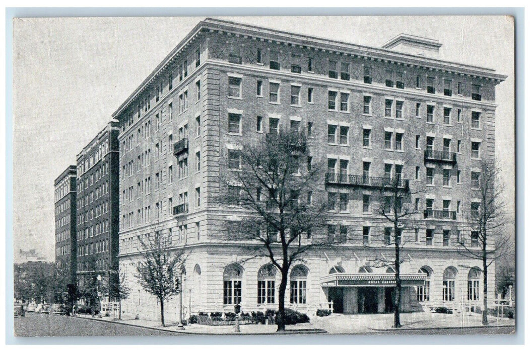 1949 Hotel Carlyle Capitol Hill Union State Plaza Washington DC Vintage Postcard