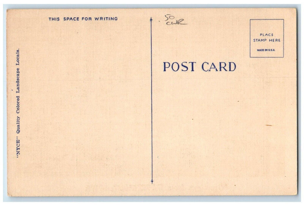 c1910's Greetings From Davenport Iowa IA, River And Trees Antique Postcard