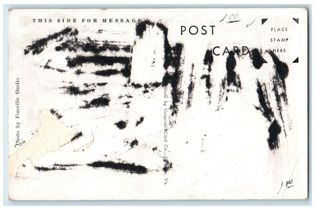 c1940 Rock House Lake Murray Exterior House Trees Near Ardmore Oklahoma Postcard