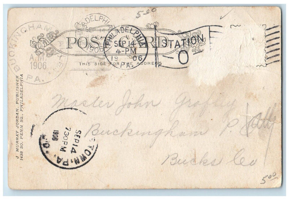 1906 Girard College Exterior Building Philadelphia Pennsylvania Antique Postcard