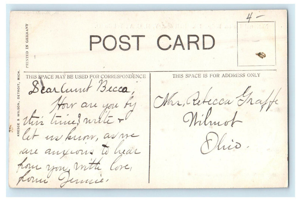c1910s National Union Building Elks Hall and YMCA Toledo Ohio OH Postcard