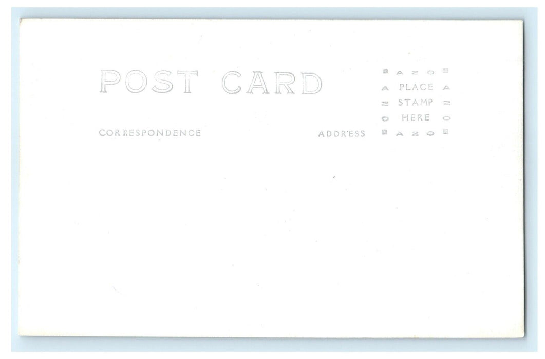c1930's Military Parade Church Anne Cadet Band  Boxford MA RPPC Photo Postcard
