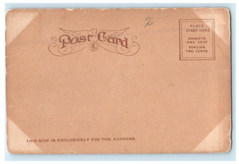 c1905 Greetings From Bridgeton New Jersey NJ Crystal Lake City Park Postcard