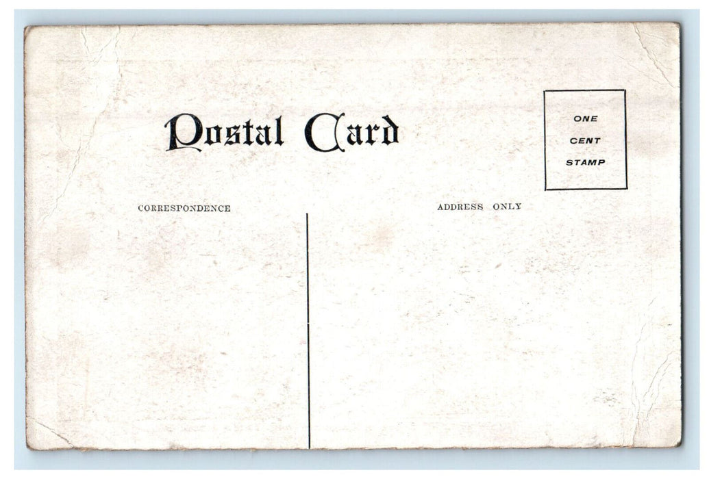 c1910 Night View of South Michigan Street, South Bend IN Antique Postcard