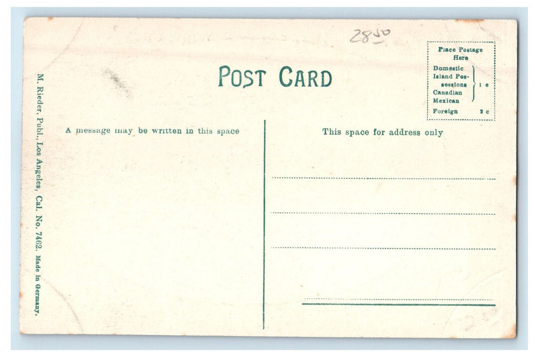 c1910 Administration Building Veterans Home California CA Unposted Postcard