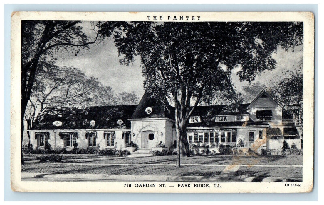 1950 The Pantry 718 Garden Street Park Ridge Illinois IL Posted Vintage Postcard
