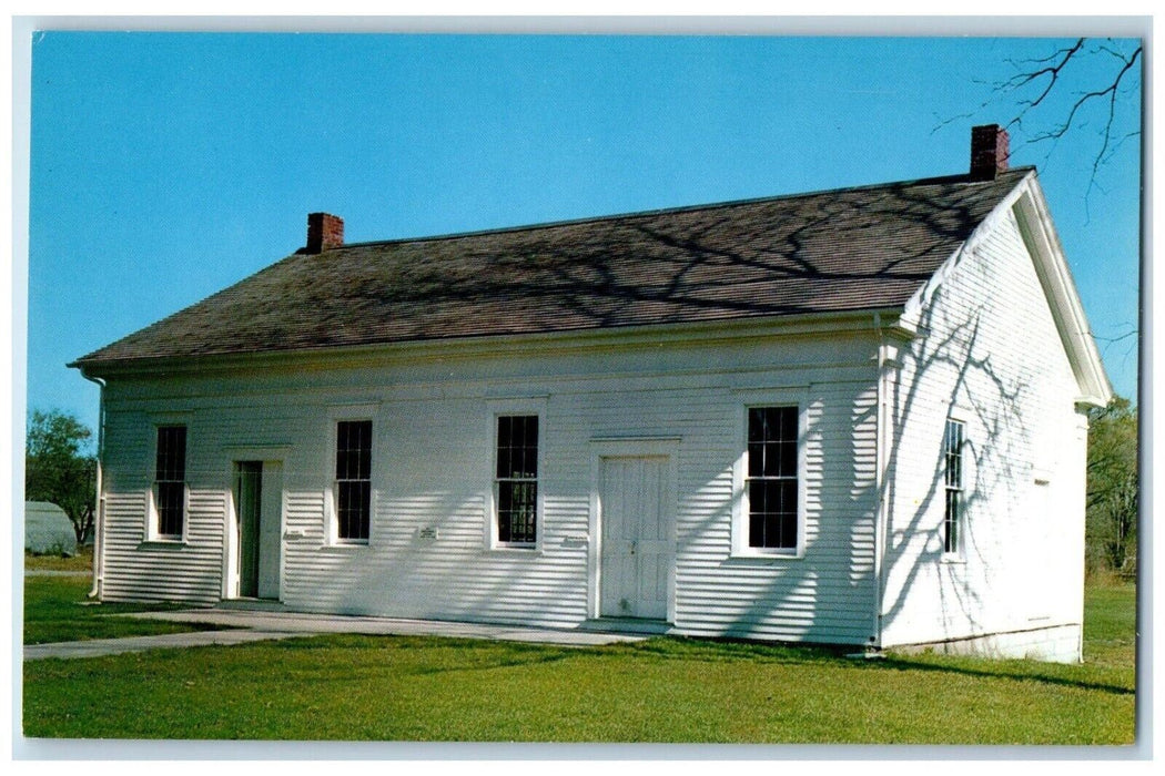 c1950's Quaker Church Attended By Herbert Hoover As Boy West Branch IA Postcard