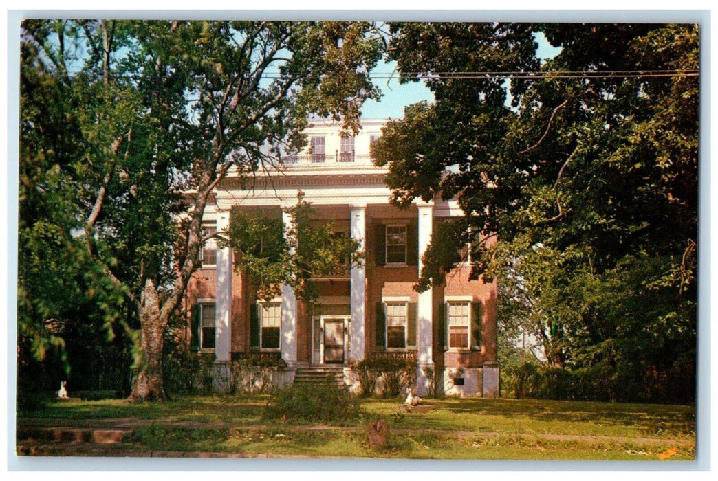 c1960's Home Built with Slave Riverview Columbus Mississippi MS Postcard