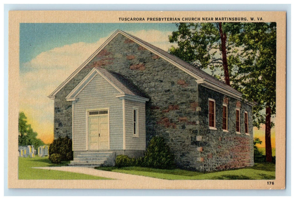 c1940s Tuscarora Presbyterian Church Martinsburg WV Unposted Postcard