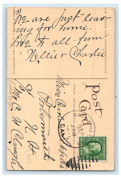 c1910 Administration Building Veterans Home Yountville CA St Helena CA Postcard