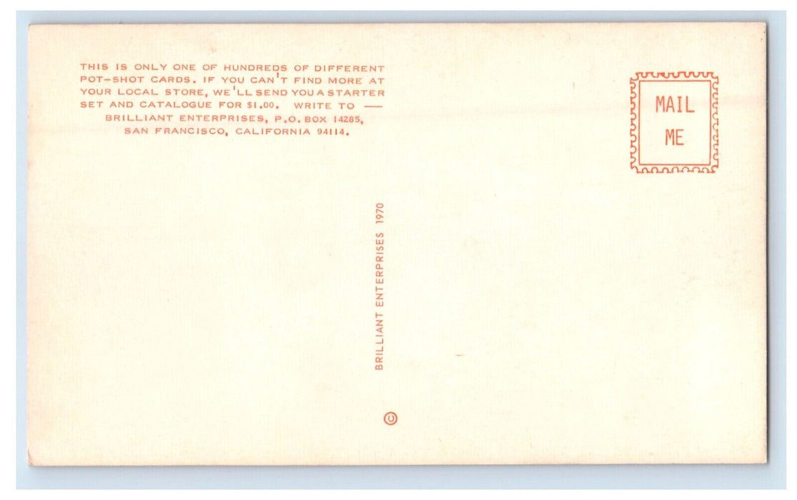 c1940s Robot Comic I Dont Want A Machine To Replace Me Pot-Shot Cards Postcard
