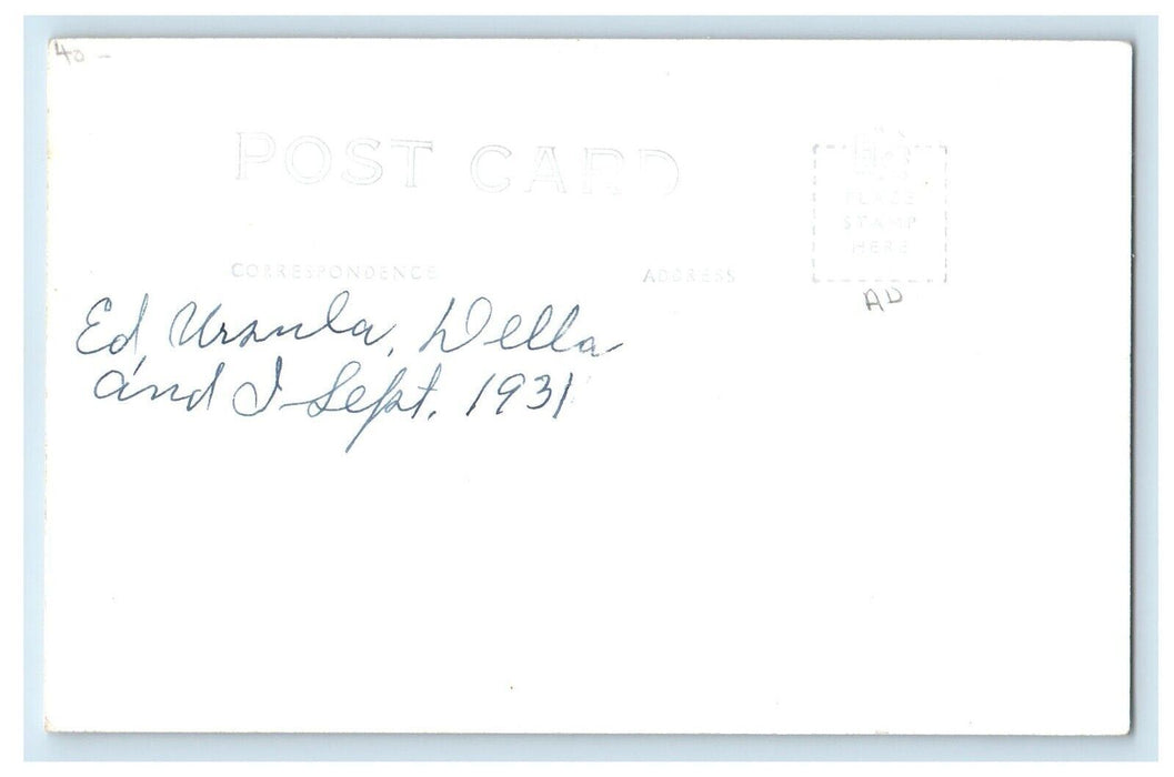 1931 Physical Education Bldgs W.S.C. Campus Pullman WA RPPC Photo Postcard