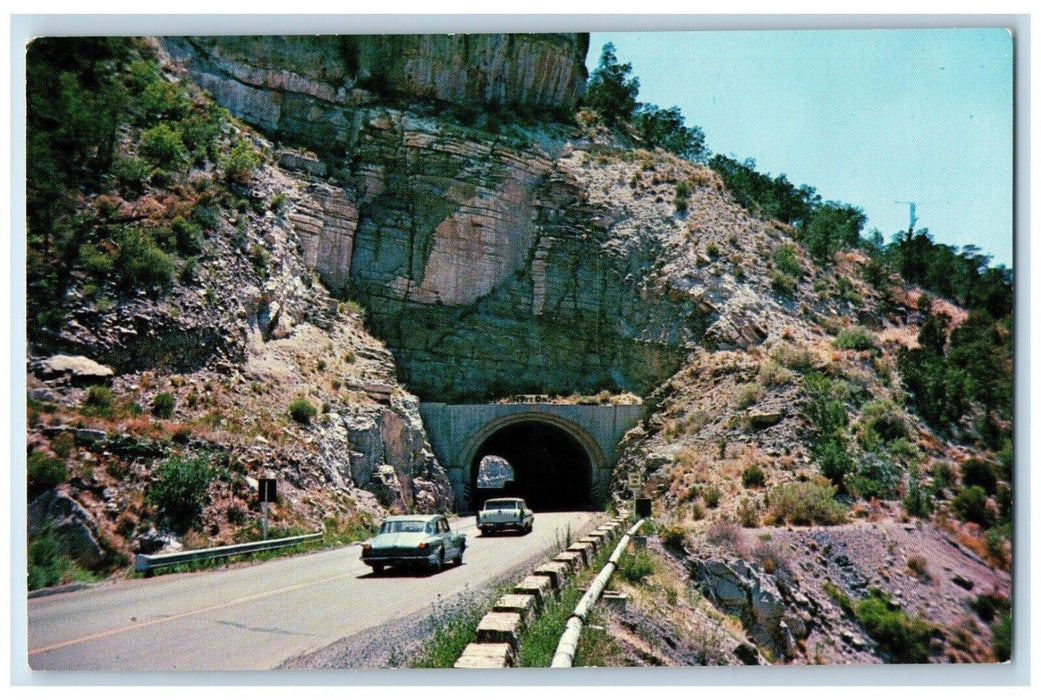 c1960's View of Cloudcroft Tunnel Cloudcraft New Mexico NM Vintage Postcard