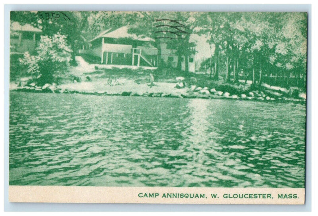 1952 Camp Annisquam W. Gloucester Massachusetts MA Posted Vintage Postcard
