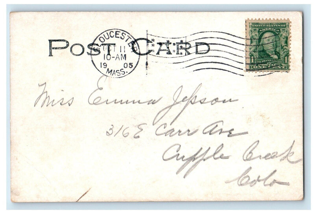 1905 View Of Colonial Arms Gloucester Massachusetts MA Posted Antique Postcard