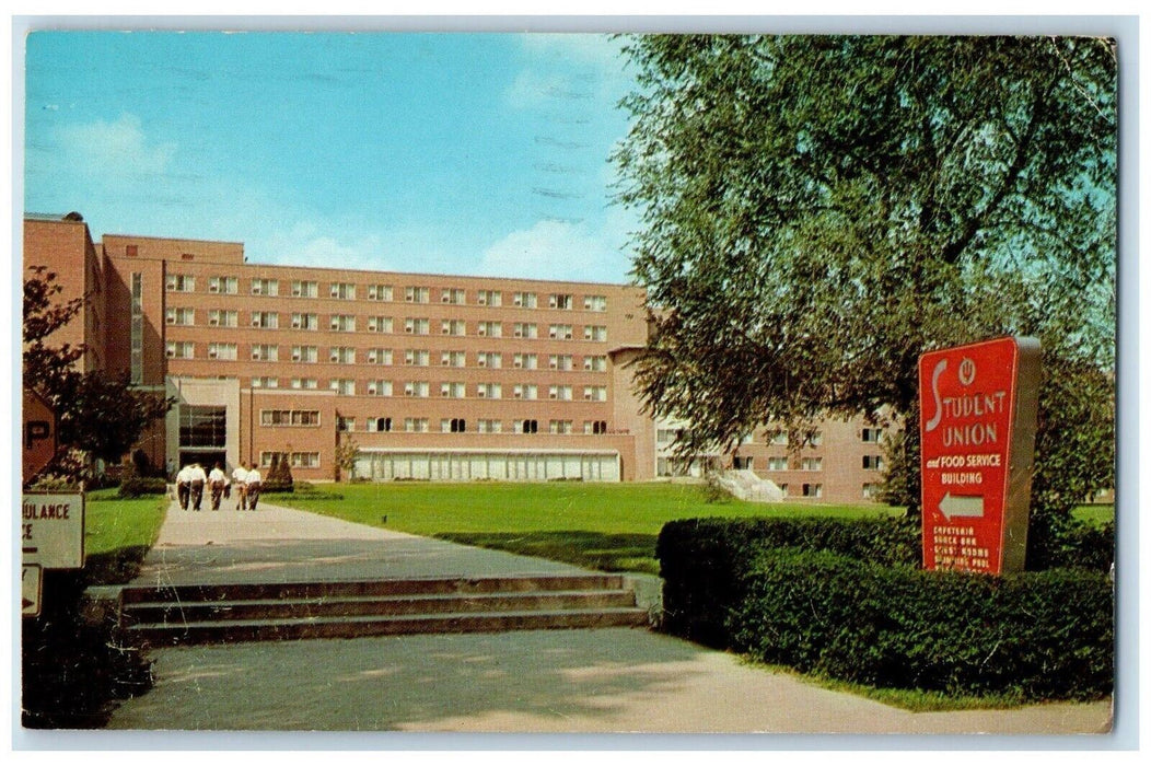 1965 Student Union & Food Service Indiana University Medical Center IN Postcard