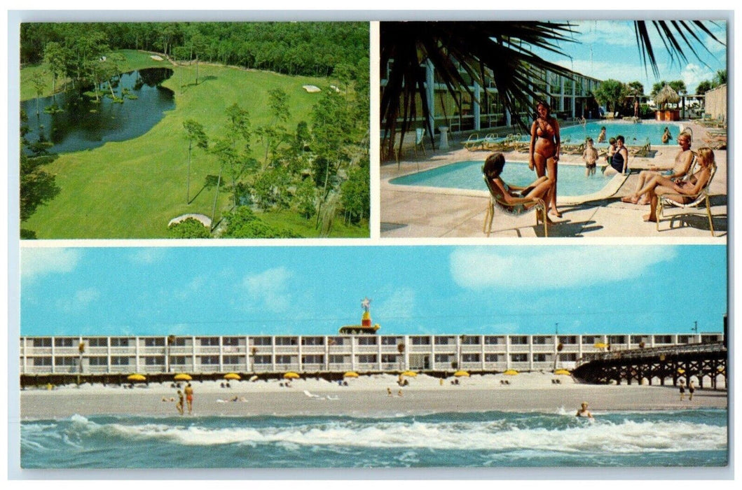 Holiday Inn Hotel North Myrtle Beach South Carolina SC, Multiview Postcard
