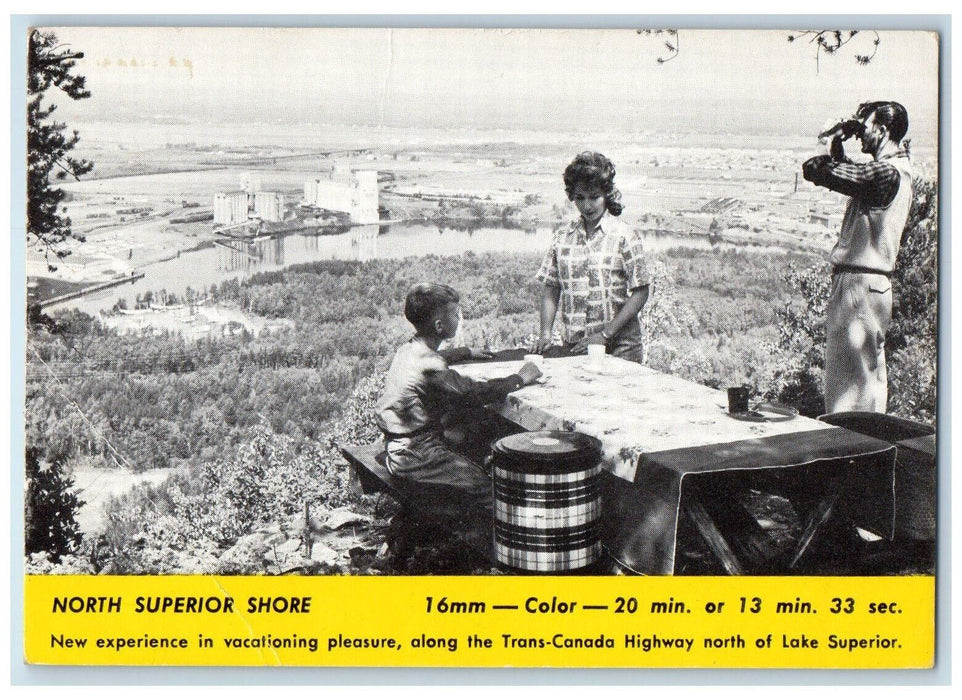 c1950's North Superior Shore Along Trans-Canada Highway Canada Postcard