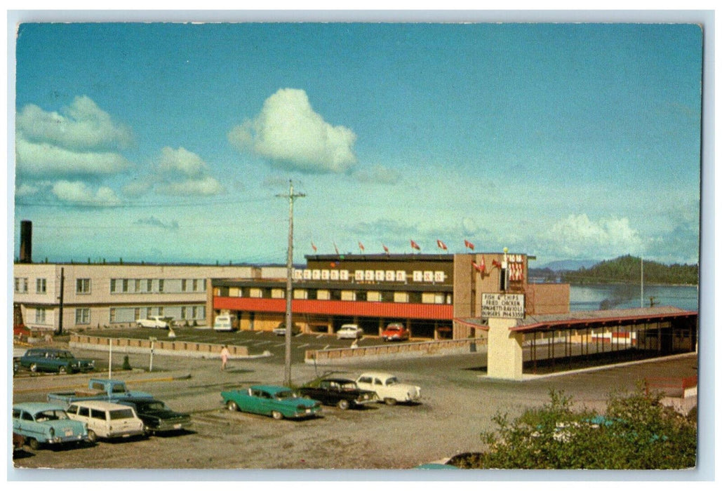 1970 Rupert Motor Inn City Centre Prince Rupert British Columbia Canada Postcard