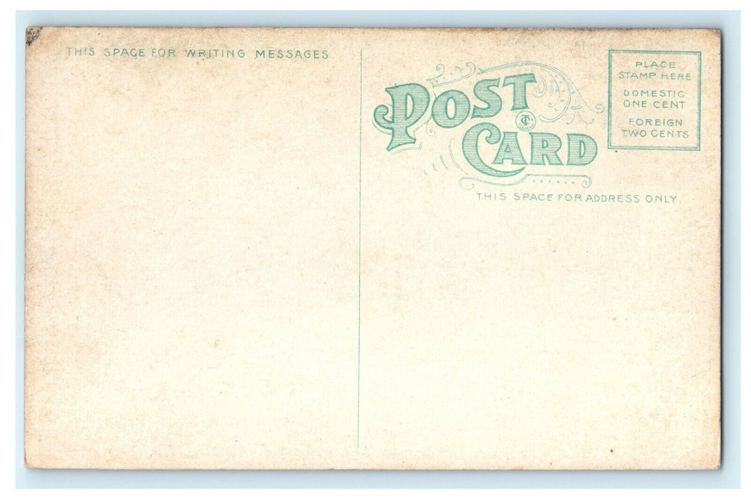 1909 Scene at Purdue University, La Fayette, Indiana IN Antique Postcard