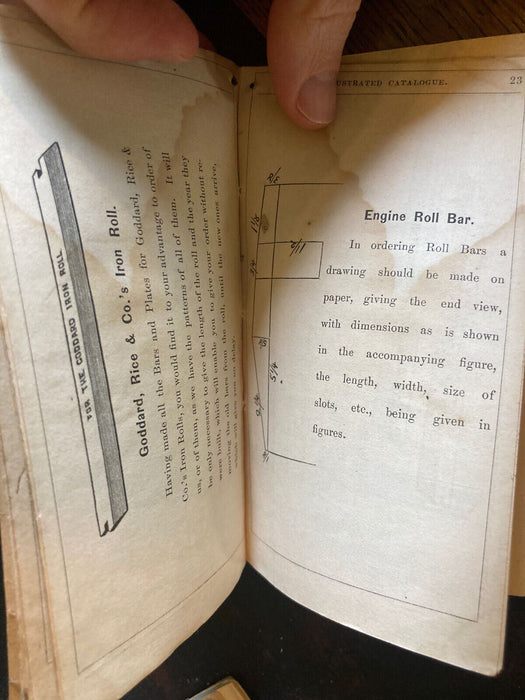 1865 Stiles & Co. Catalog Machine Knives Logging Clappville MA Worcester