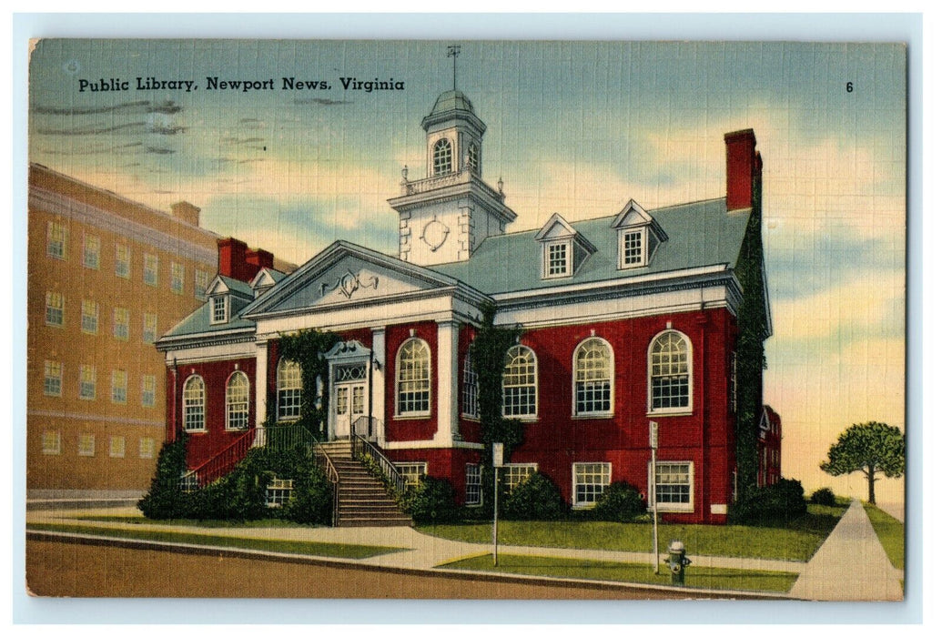 1944 Soldiers Mail WW2 Roy Stearns Newport News VA Ashland OH Ohio Postcard