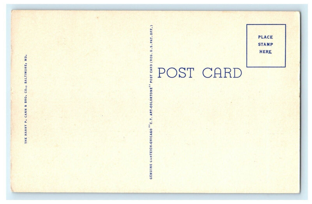 1930 Royalton Hotel, Boardwalk and 11th Street, Ocean City Maryland MD Postcard