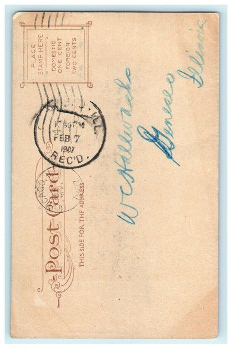 1907 Lake Shore Drive, Chicago Illinois IL Antique Posted Postcard