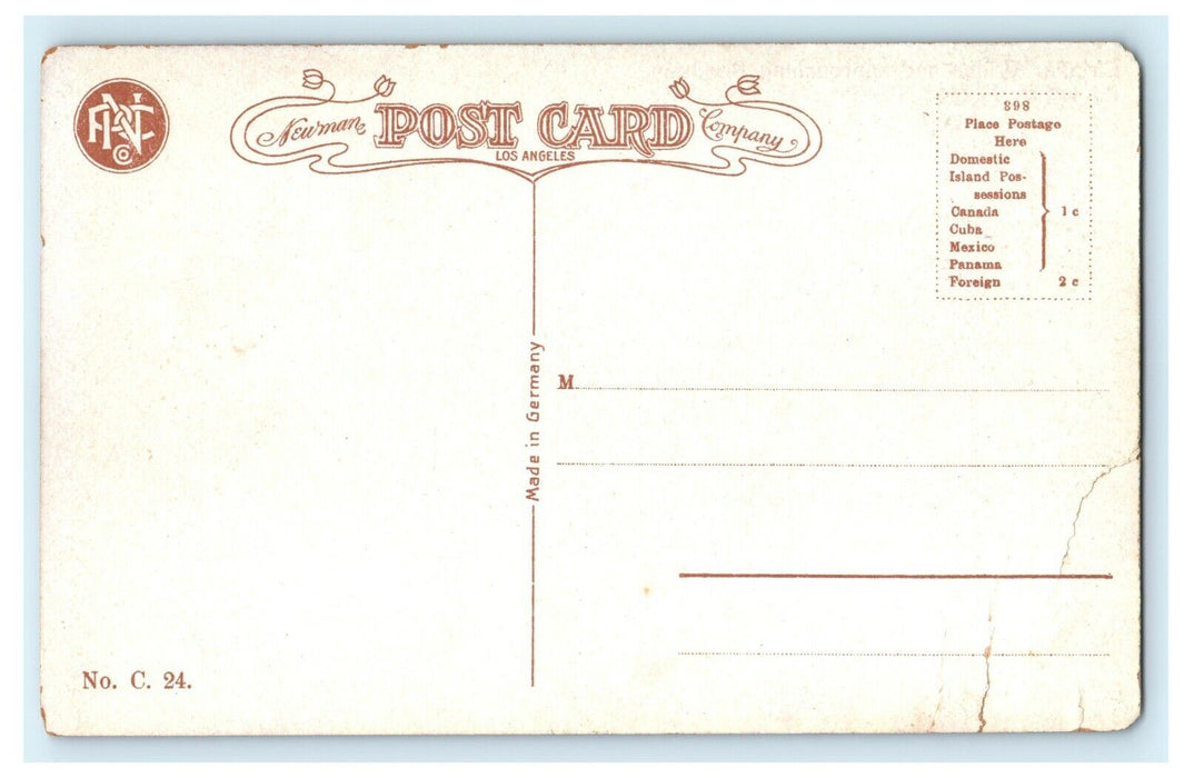 1910 Pacific Electric Railway, Los Angeles California CA Postcard