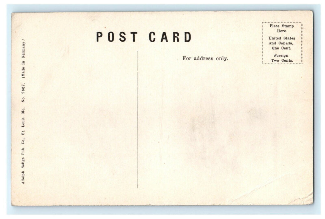 1912 Court House and San Fernando Cathedral San Antonio Texas TX Postcard