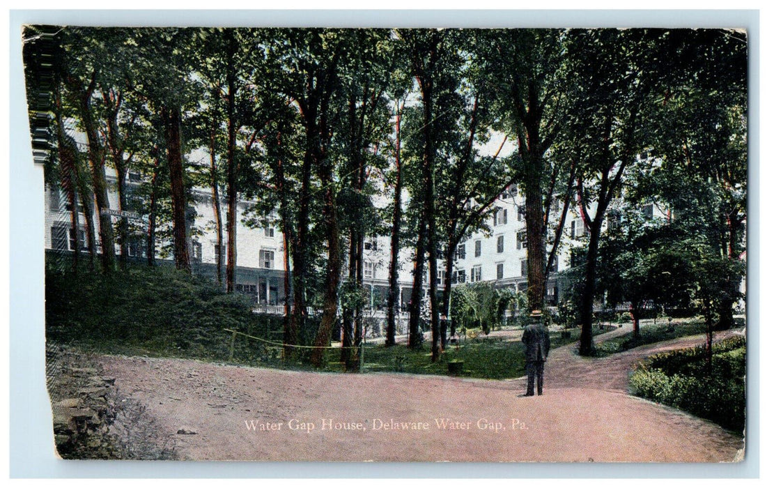 1910 Water Gap House, Delaware Water Gap Pennsylvania PA Postcard