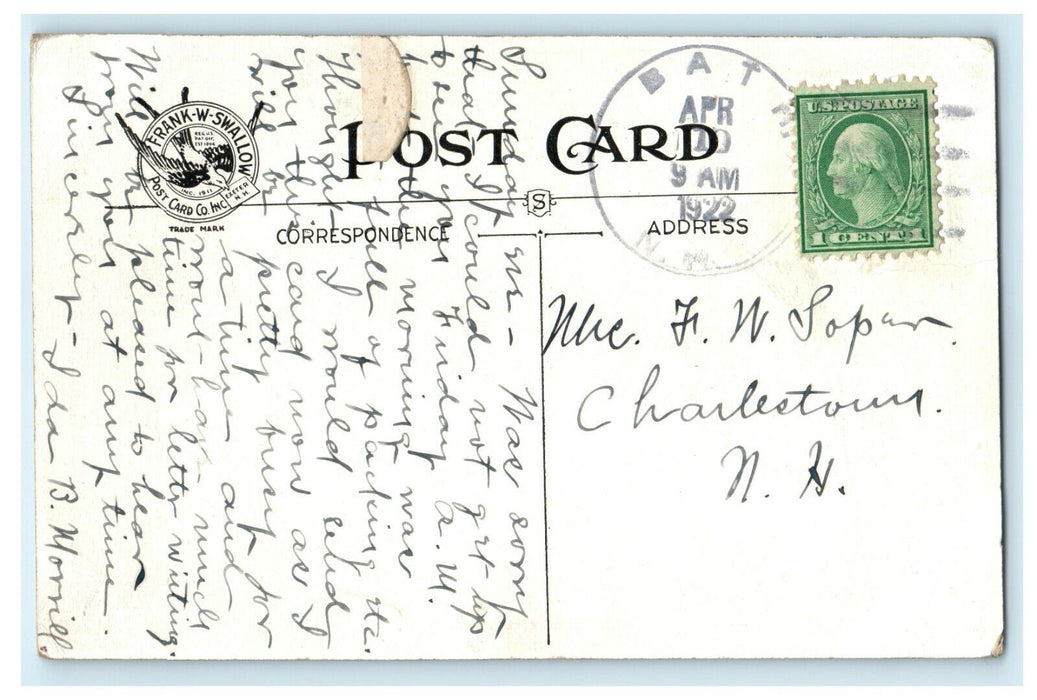 1906 The Morrill Tavern Bath New Hampshire NH Antique Postcard