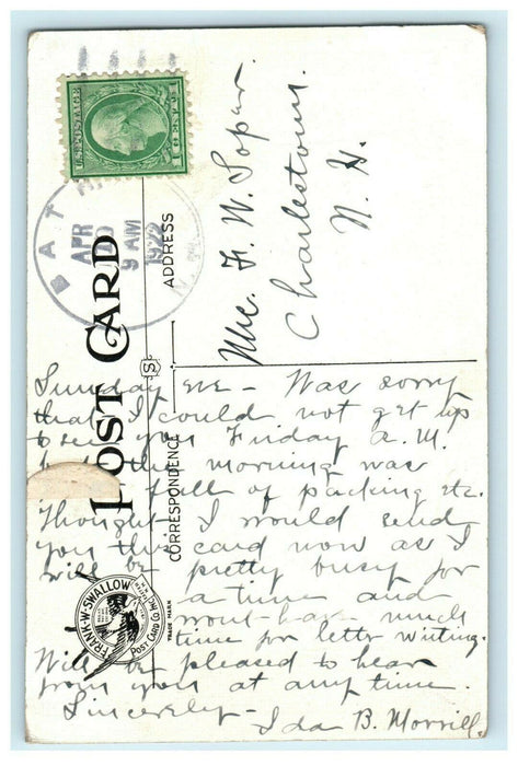 1906 The Morrill Tavern Bath New Hampshire NH Antique Postcard