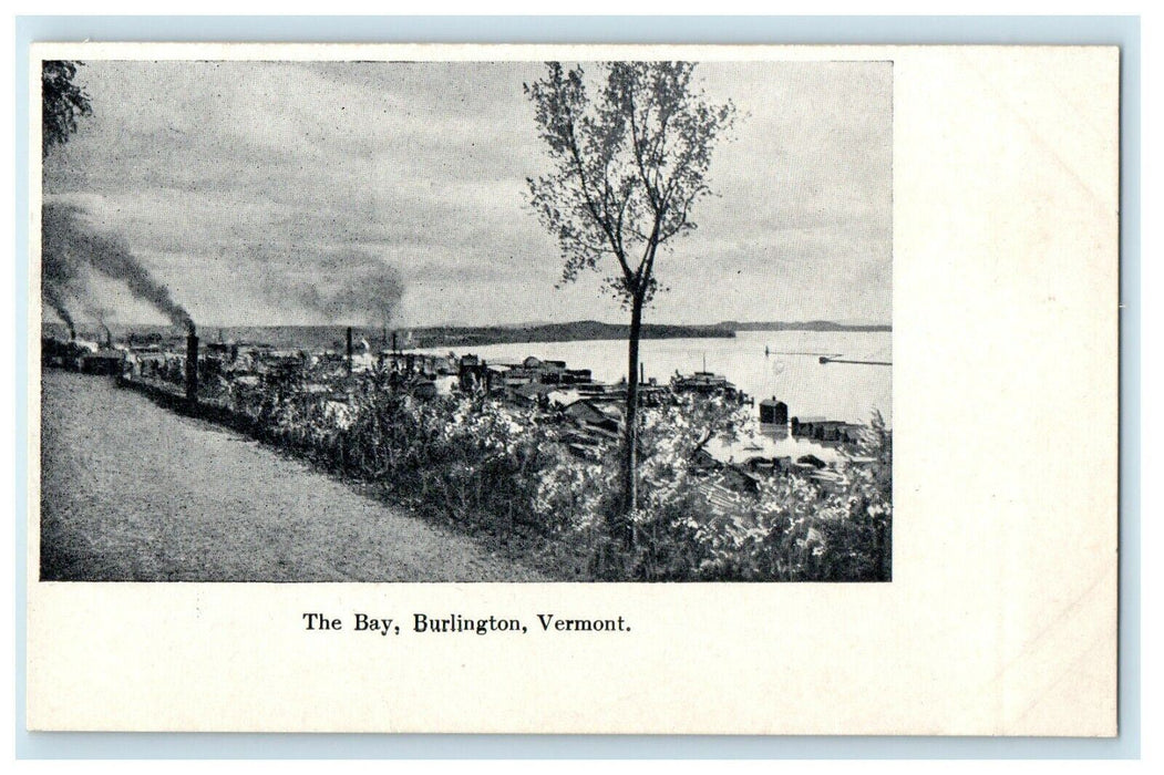 1901 The Bay, Burlington Vermont VT Antique Unposted Postcard