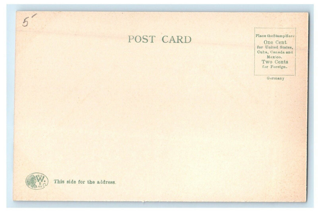 1905 Memorial Hall, Rutland, Vermont VT Antique Unposted Postcard
