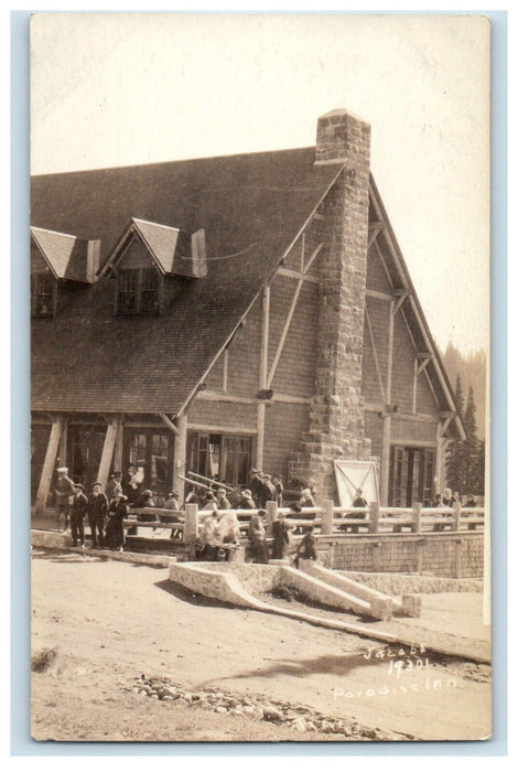 c1910's Washington WA, Jacobs Paradise Inn RPPC Photo Unposted Antique Postcard