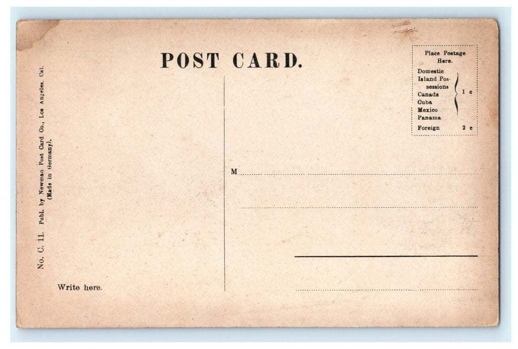 1910 Granite Gate, Mt. Lowe, Pacific Electric Railroad California CA Postcard