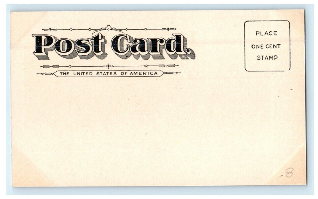 1905 Mount, St. Mary's Academy, Burlington, Vermont VT Antique Postcard
